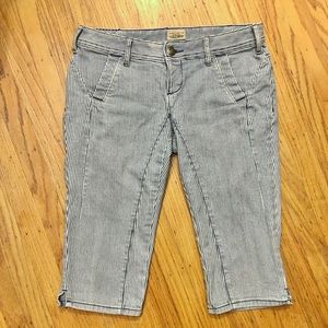 Free People Capris Striped